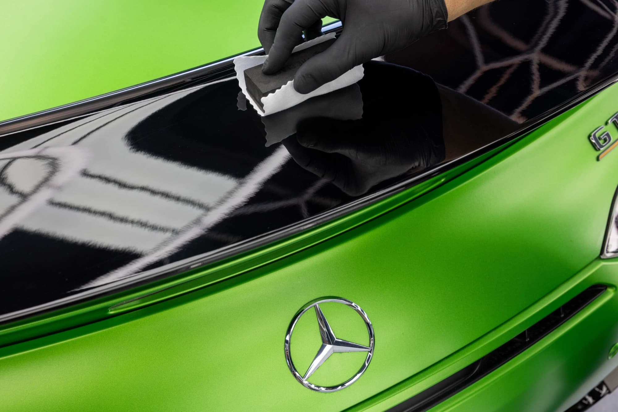 Keramikversiegelung an einem Mercedes-AMG