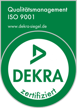 DEKRA-Siegel: Qualitätsmanagement ISO 9001